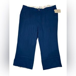 Women’s Frye and Co. Navy 100% Rayon pants | Navy Trousers | wide leg
